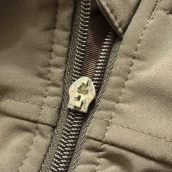 Patagonia Jacket Mens Large Green Softshell Fleece Lined Full Zip Hiking Walking - Picture 10 of 14